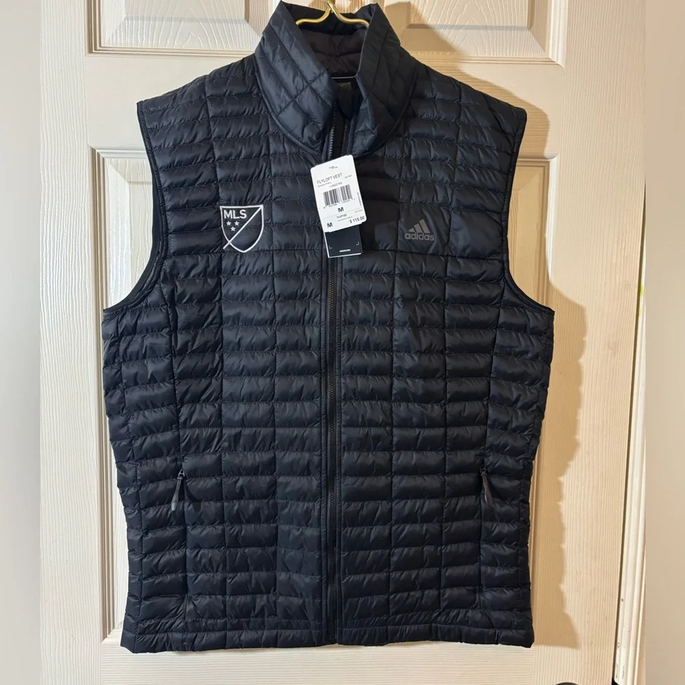 Adidas Black Puffer Men's Vest MLS